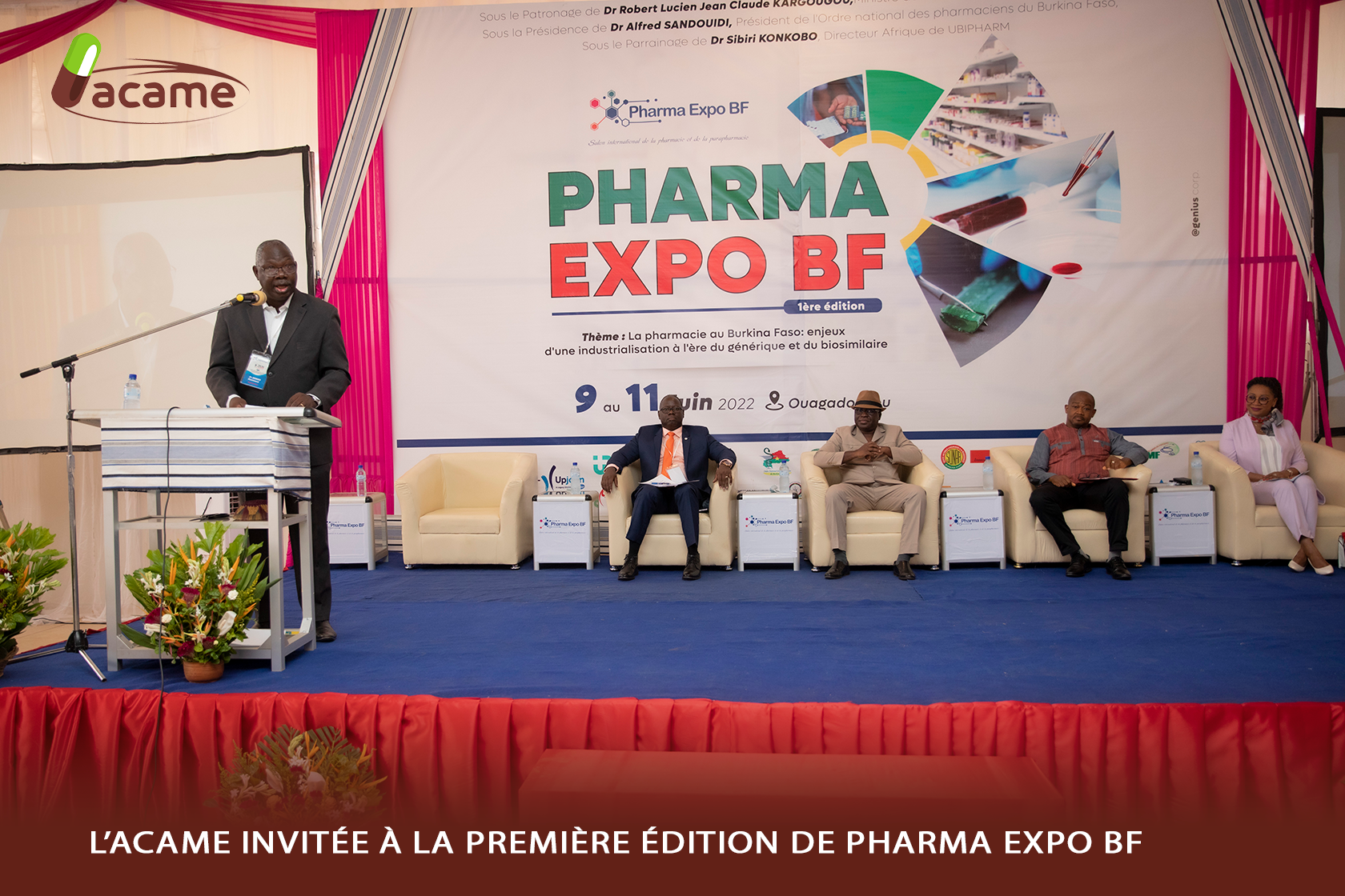 L’ACAME invitée à la première édition de pharma expo BF