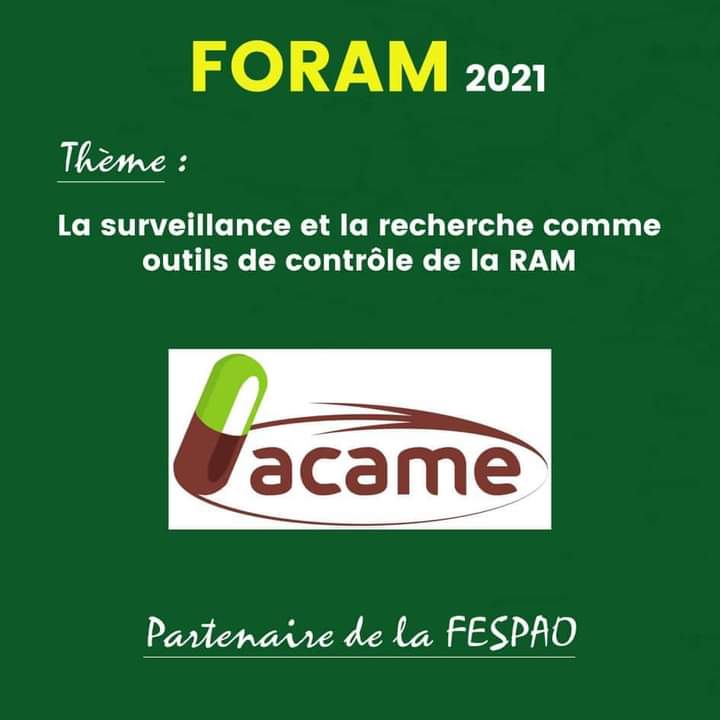 FORAM 2021 : L’ACAME partenaire de la 2ème édition du Forum Ouest africain des étudiants en sciences pharmaceutique sur la résistance aux antimicrobiens