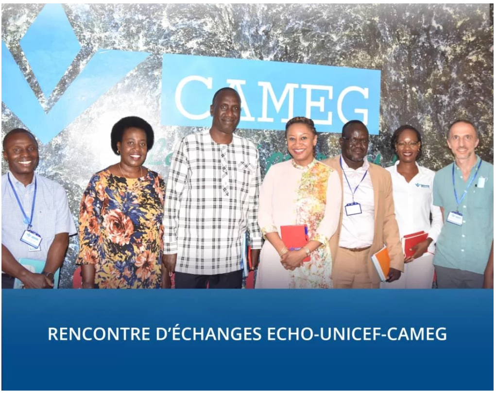 Visite de l’UNICEF et ECHO à la CAMEG