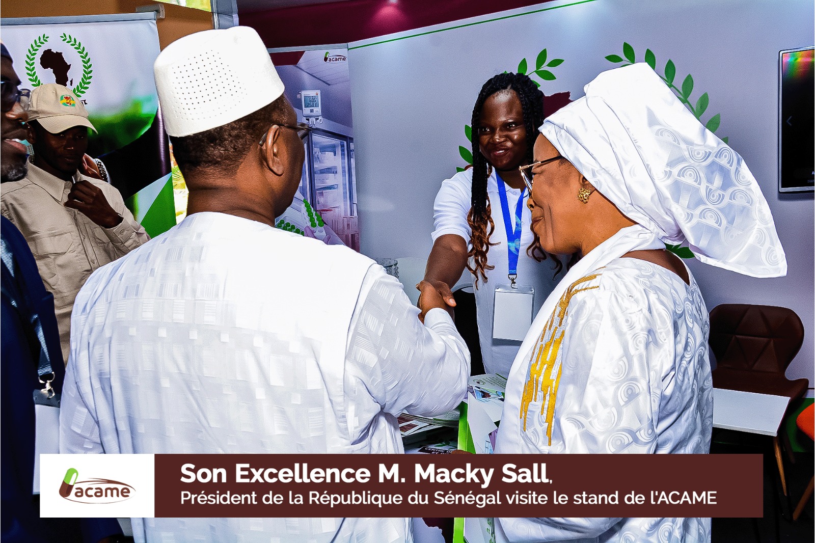 FPI 2023 à Dakar: Le Président Macky SALL visite le stand de l’ACAME