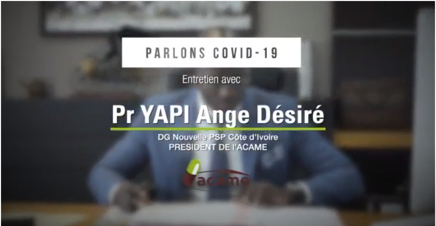 COVID-19: Interview du Pr Ange Désiré YAPI, Président de l'ACAME